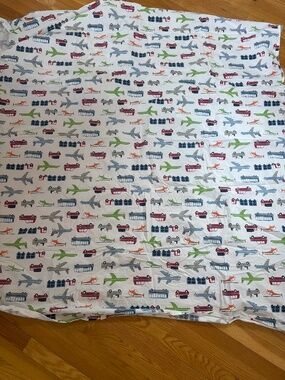 Pottery barn kids vehicle flat sheet
